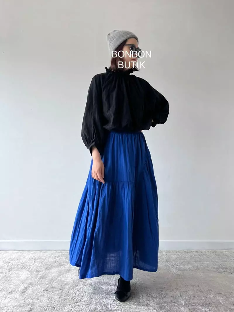 Bon Bon Butik - Korean Women Fashion - #momslook - Mom Balrong Blouse - 2