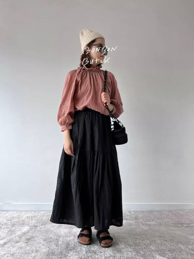 Bon Bon Butik - Korean Women Fashion - #shopsmall - Mom Balrong Blouse - 9