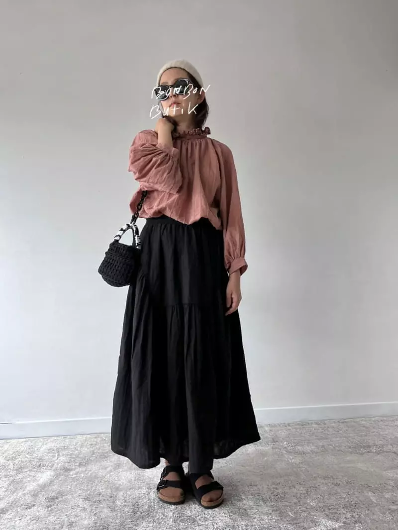 Bon Bon Butik - Korean Women Fashion - #womensfashion - Mom Balrong Blouse - 3