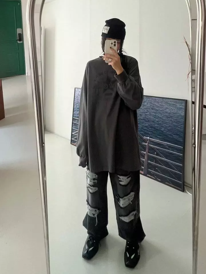 Bricklane - Korean Women Fashion - #momslook - Rock Star Sweatshirt - 11
