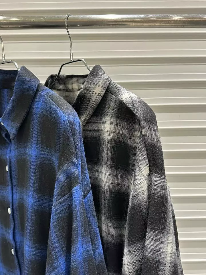 Bricklane - Korean Women Fashion - #momslook - Tatan Check Shirt