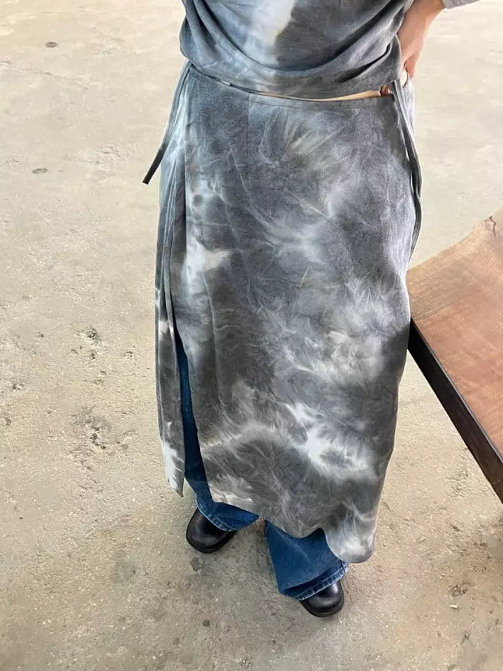 Bricklane - Korean Women Fashion - #momslook - Water Paint Skirt - 9
