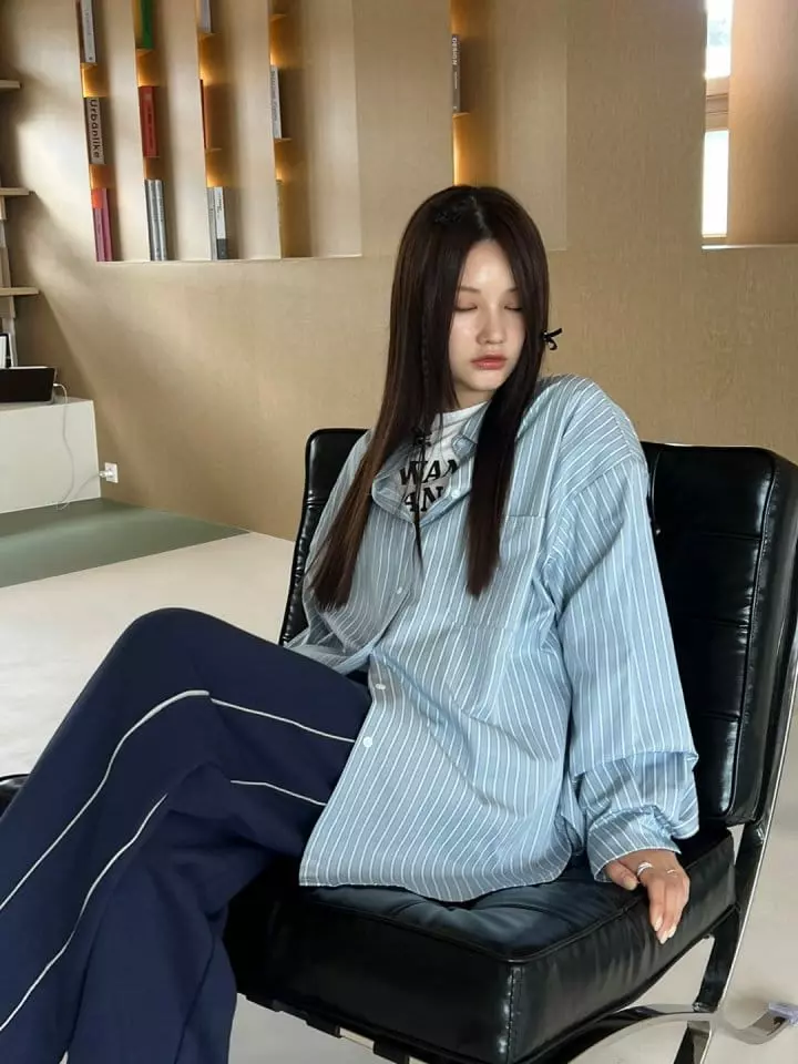 Bricklane - Korean Women Fashion - #restrostyle - ST Pad Shirt - 11