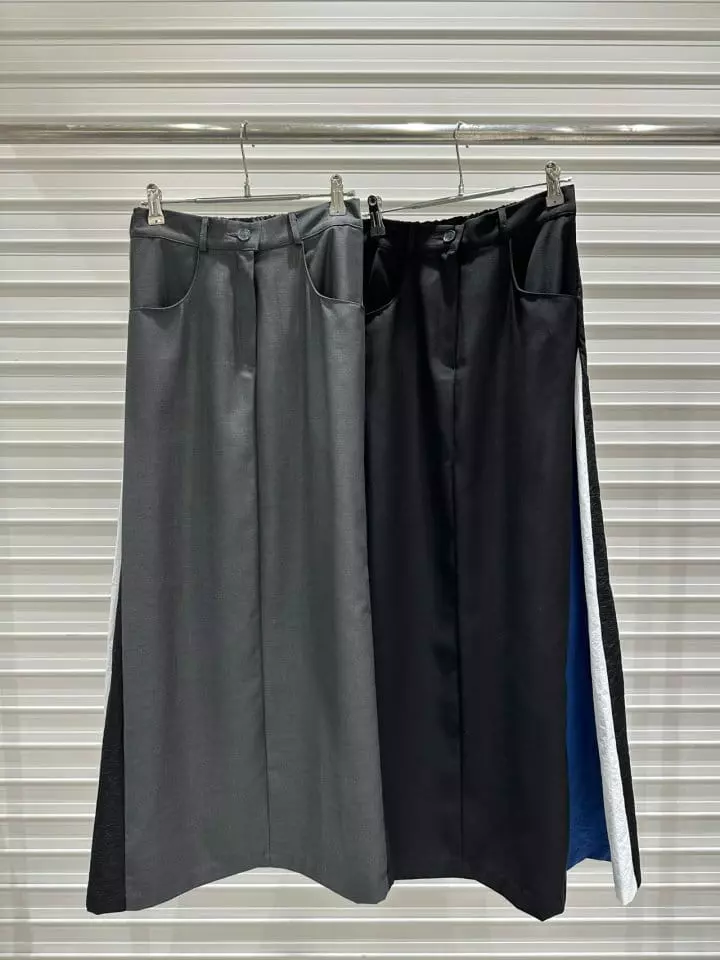 Bricklane - Korean Women Fashion - #restrostyle - Long Color Skirt