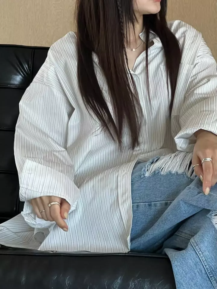 Bricklane - Korean Women Fashion - #vintagekidsstyle - ST Pad Shirt - 9