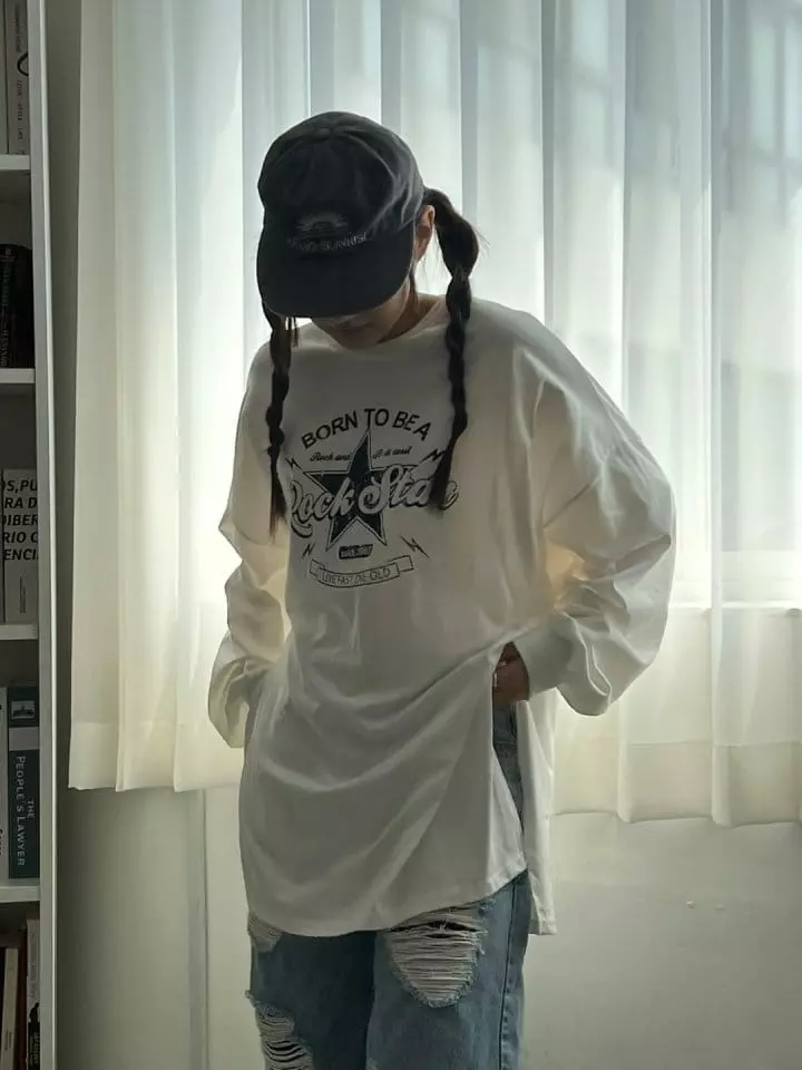 Bricklane - Korean Women Fashion - #womensfashion - Rock Star Sweatshirt - 8