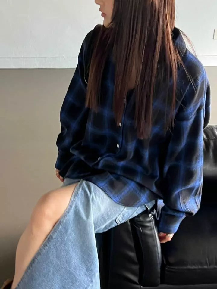 Bricklane - Korean Women Fashion - #womensfashion - Tatan Check Shirt - 6