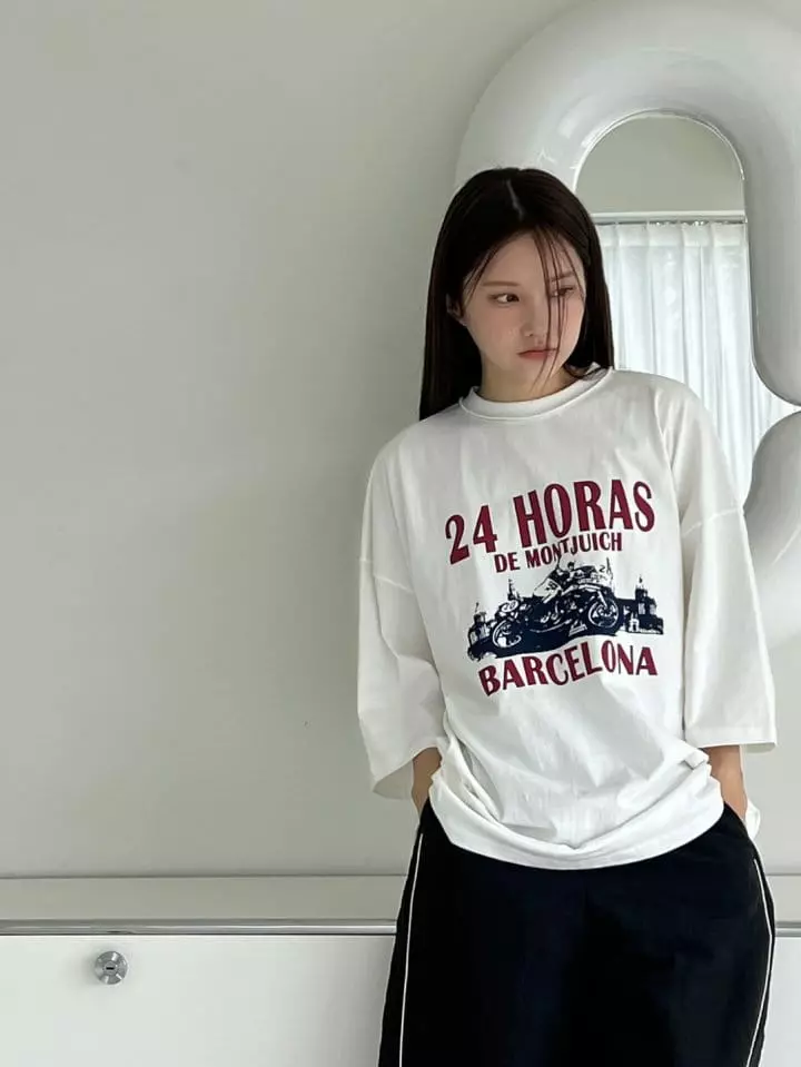 Bricklane - Korean Women Fashion - #womensfashion - Barcelona Tee - 10