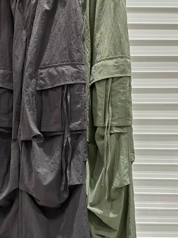 Bricklane - Korean Women Fashion - #womensfashion - Pocket String Pants - 2