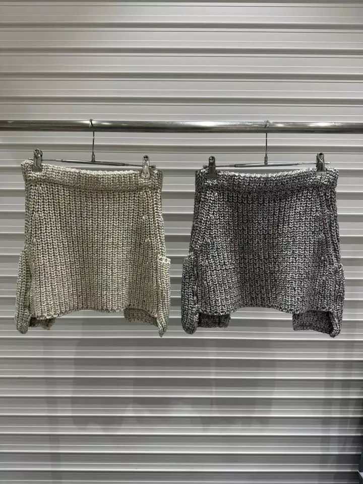 Bricklane - Korean Women Fashion - #womensfashion - Two Way Pocket Knit Tee