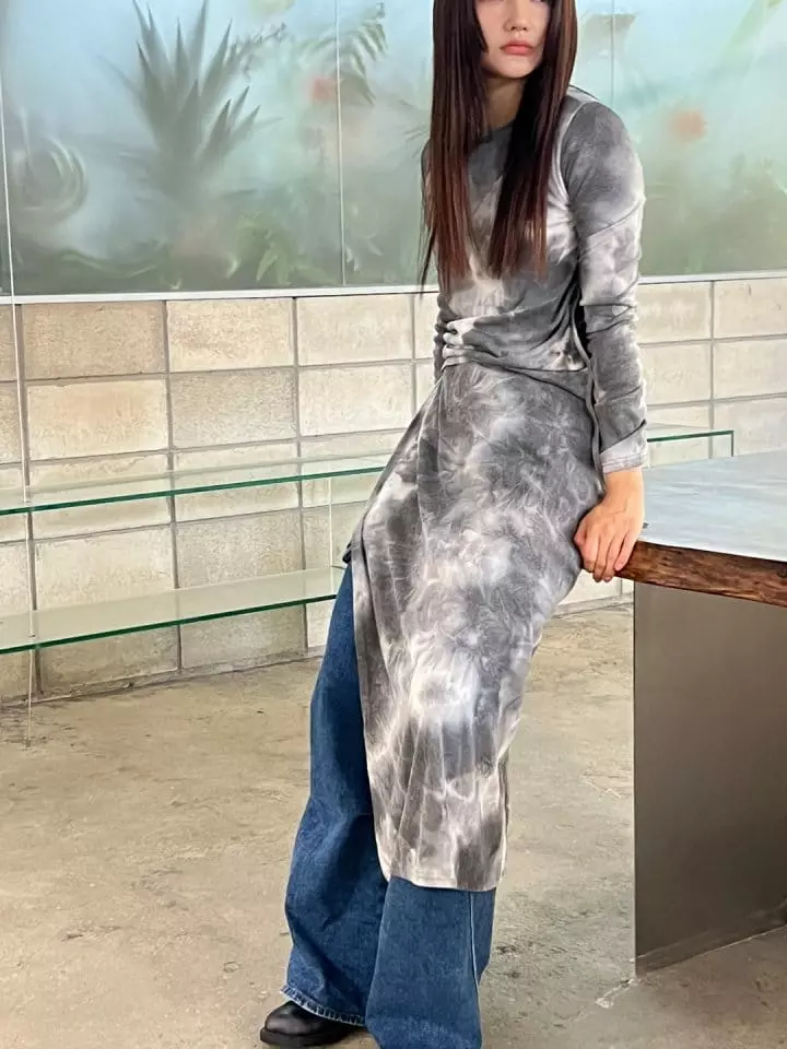 Bricklane - Korean Women Fashion - #womensfashion - Water Paint Skirt - 10