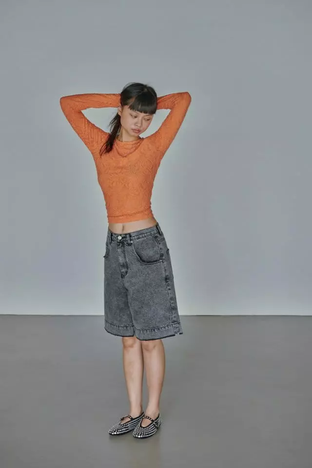 Charlotte - Korean Women Fashion - #momslook - 957 Bumuda Jeans