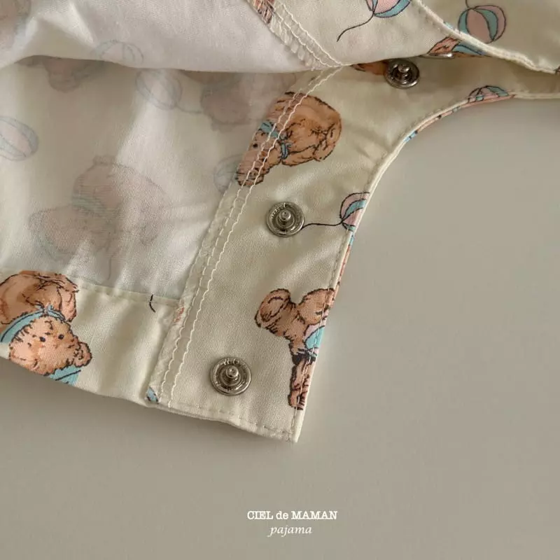 Ciel De Maman - Korean Baby Fashion - #onlinebabyboutique - Bear Pajama Bebe - 6
