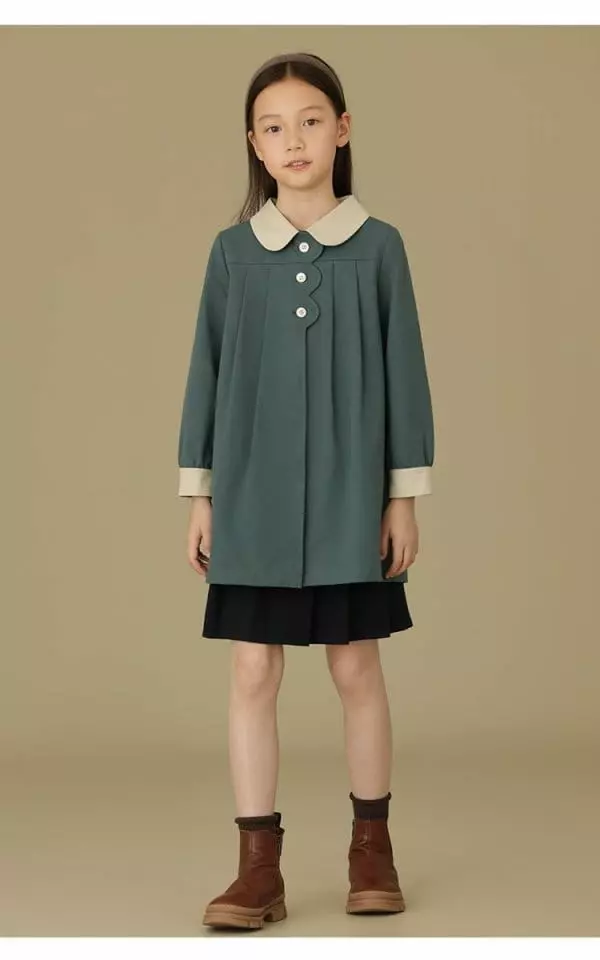 Ciel De Maman - Korean Children Fashion - #Kfashion4kids - Peter Pan Trench Coat - 3