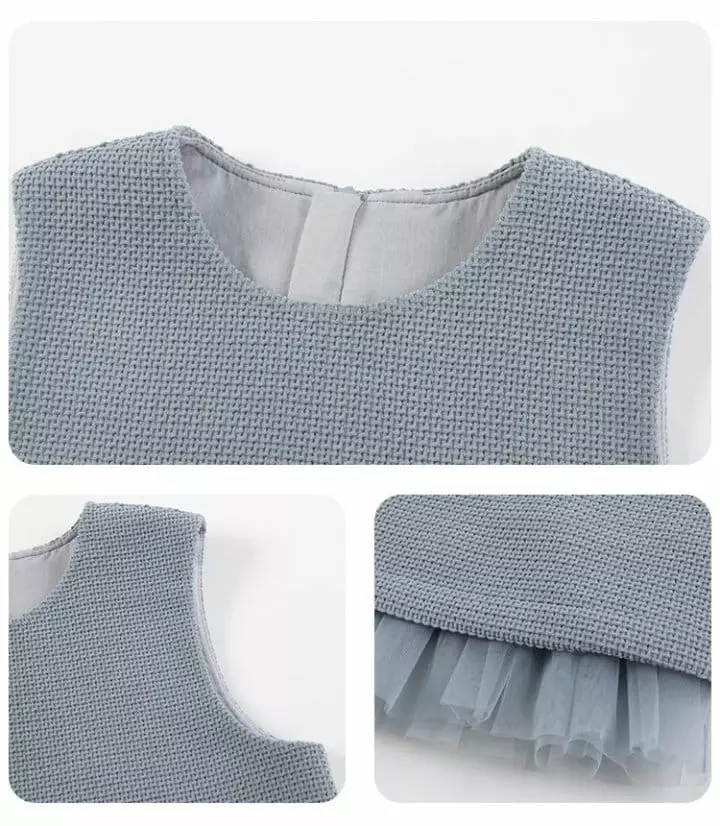 Ciel De Maman - Korean Children Fashion - #Kfashion4kids - Waffle Sleeveless One-piece - 10