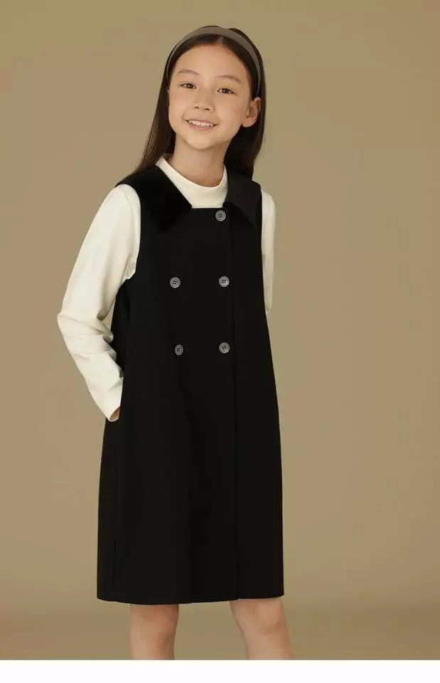 Ciel De Maman - Korean Children Fashion - #Kfashion4kids - Velvet One-piece