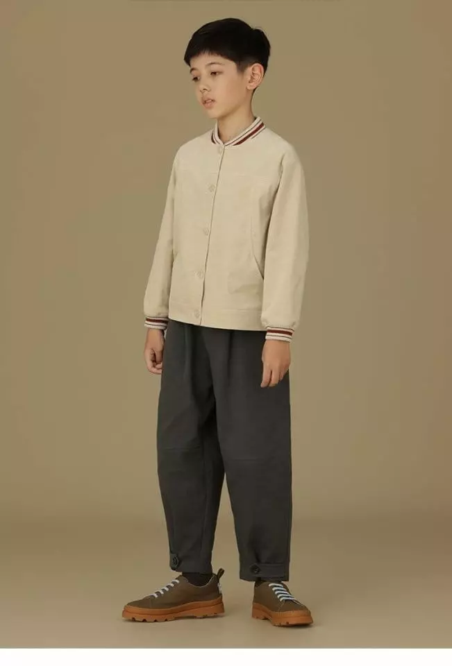 Ciel De Maman - Korean Children Fashion - #childofig - Corduroy Baseball Jumper - 6