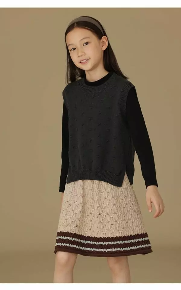 Ciel De Maman - Korean Children Fashion - #childofig - Pompom Vest - 3