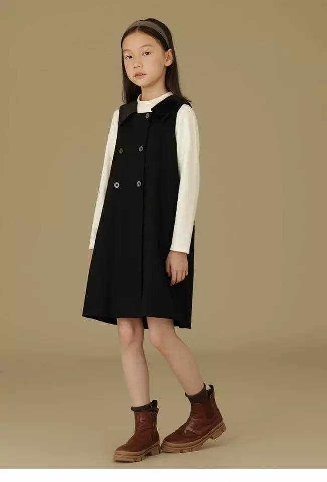Ciel De Maman - Korean Children Fashion - #childofig - Velvet One-piece - 6