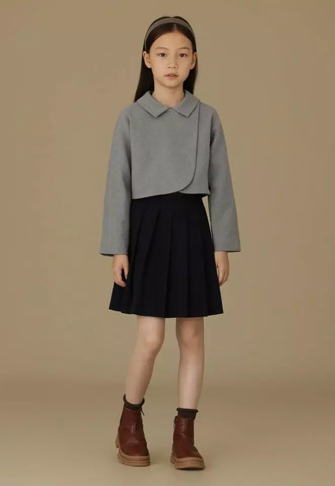 Ciel De Maman - Korean Children Fashion - #childofig - Half Banding Pleats Skirt