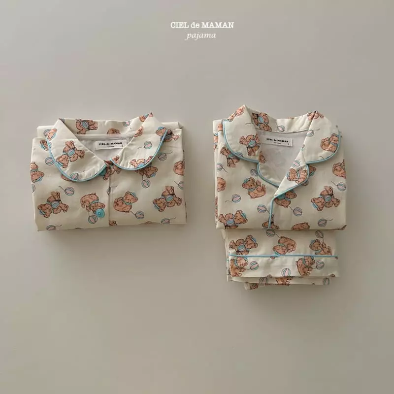 Ciel De Maman - Korean Children Fashion - #childofig - Bear Pajama Kid - 8