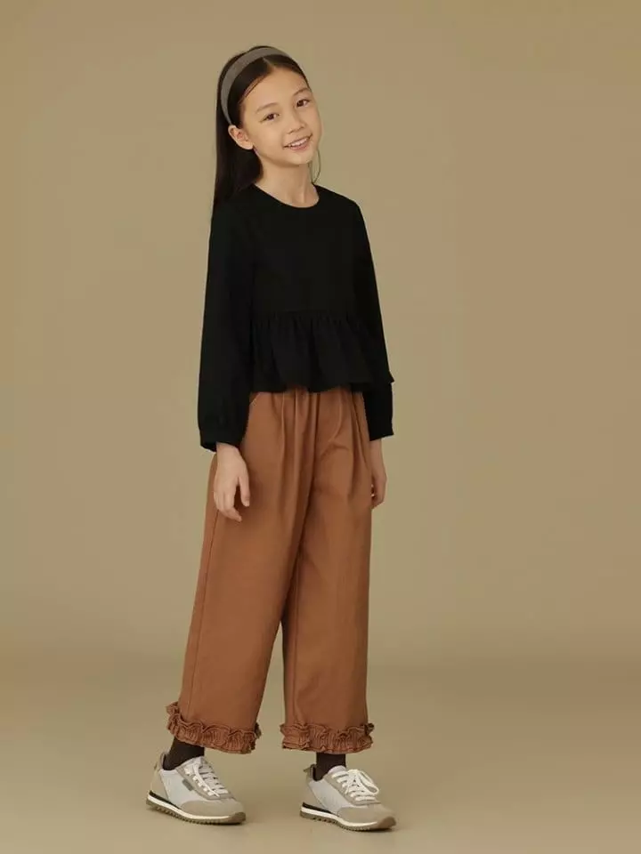 Ciel De Maman - Korean Children Fashion - #childrensboutique - Frill Pants - 8