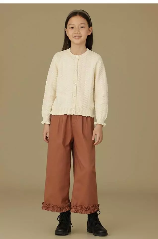 Ciel De Maman - Korean Children Fashion - #childrensboutique - Sweet Wood Cardigan - 6
