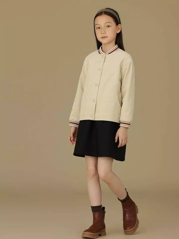 Ciel De Maman - Korean Children Fashion - #discoveringself - Corduroy Baseball Jumper - 9