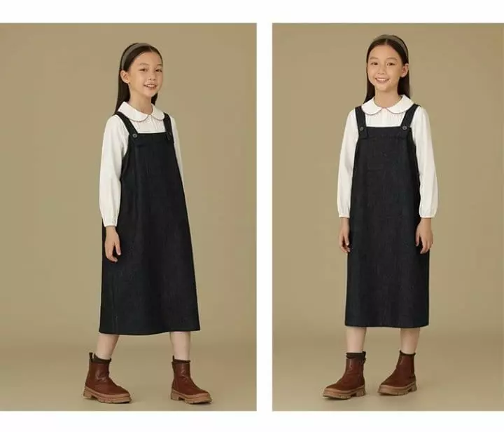 Ciel De Maman - Korean Children Fashion - #designkidswear - Casual Dungarees Skirt - 4