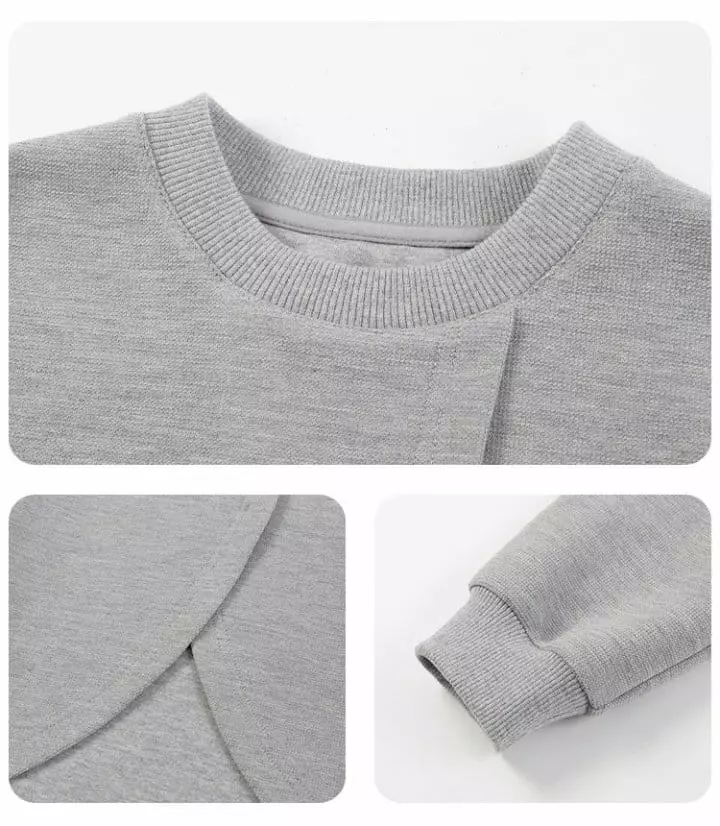 Ciel De Maman - Korean Children Fashion - #fashionkids - Cross Crop Sweatshirt - 12