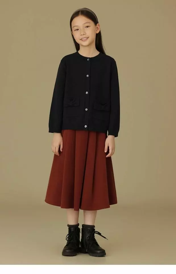 Ciel De Maman - Korean Children Fashion - #kidsshorts - Ribbon Cardigan