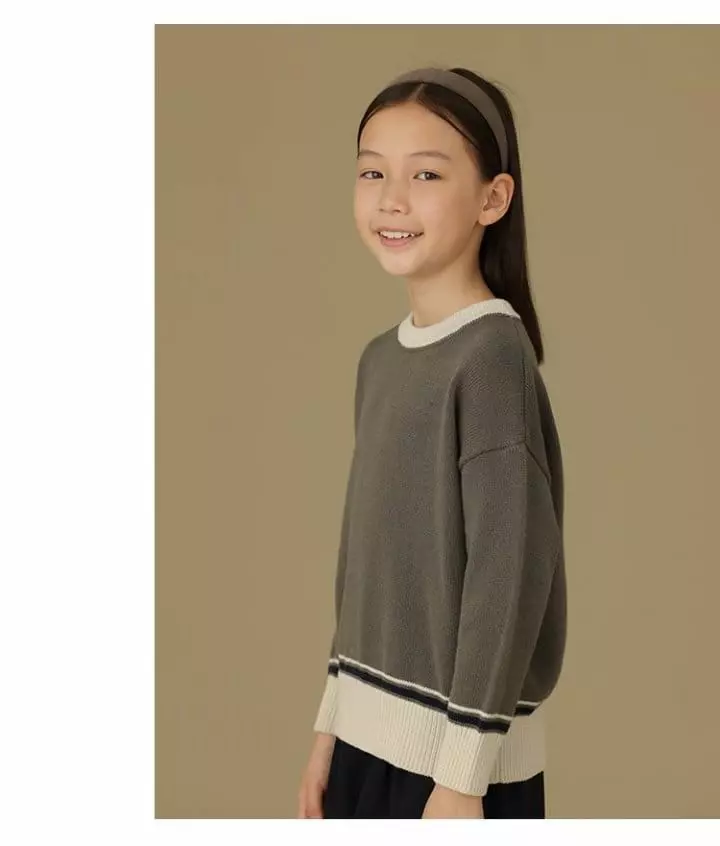 Ciel De Maman - Korean Children Fashion - #kidsshorts - Color Pullover Tee - 8