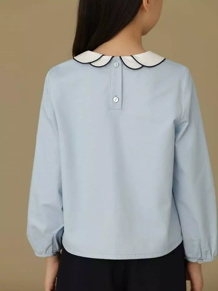 Ciel De Maman - Korean Children Fashion - #kidsshorts - Flower Blouse - 12