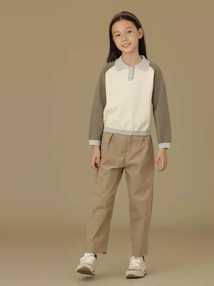 Ciel De Maman - Korean Children Fashion - #kidsstore - Flo Neck Sweater - 10