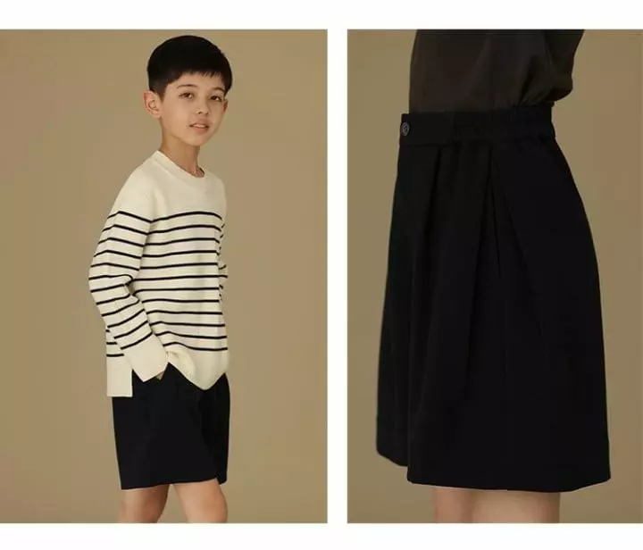 Ciel De Maman - Korean Children Fashion - #kidsstore - Front Wrinkle Shorts - 4