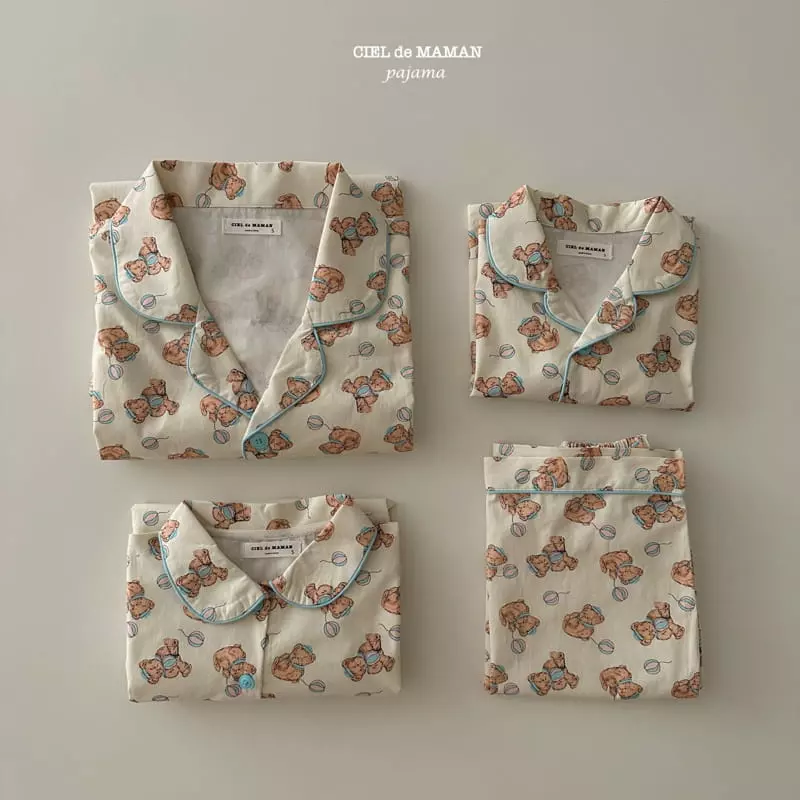 Ciel De Maman - Korean Children Fashion - #kidzfashiontrend - Bear Pajama Kid