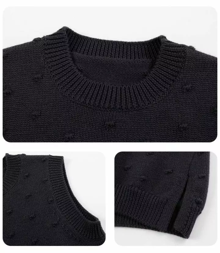 Ciel De Maman - Korean Children Fashion - #littlefashionista - Pompom Vest - 12