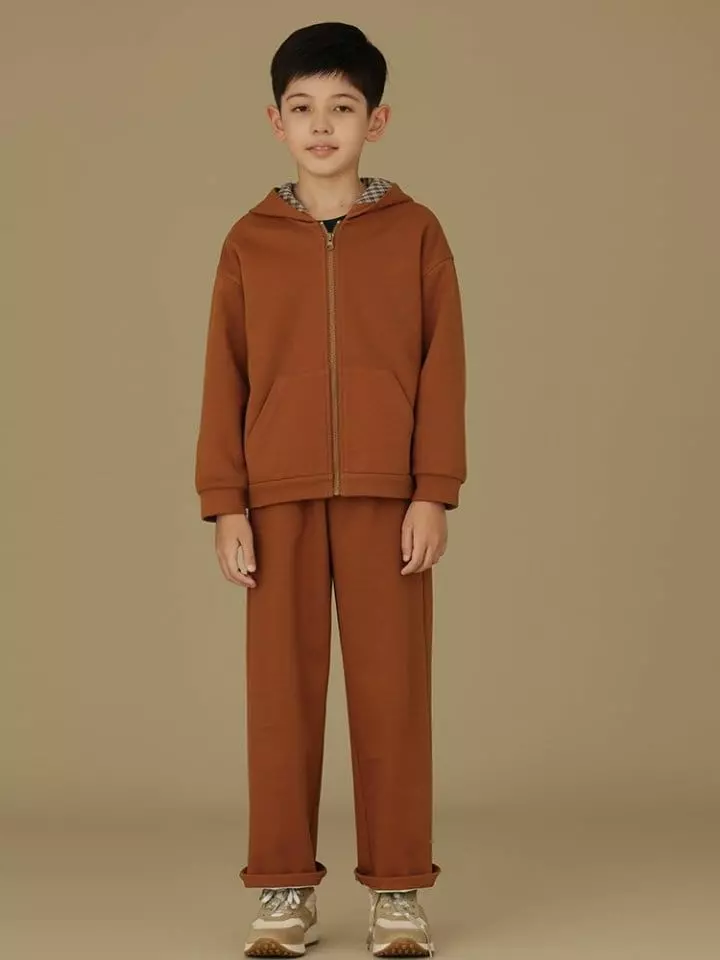 Ciel De Maman - Korean Children Fashion - #littlefashionista - Amber Hoody Zip-up - 10