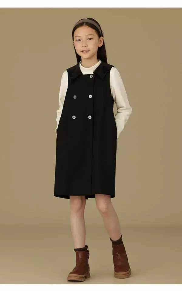 Ciel De Maman - Korean Children Fashion - #littlefashionista - Velvet One-piece - 2