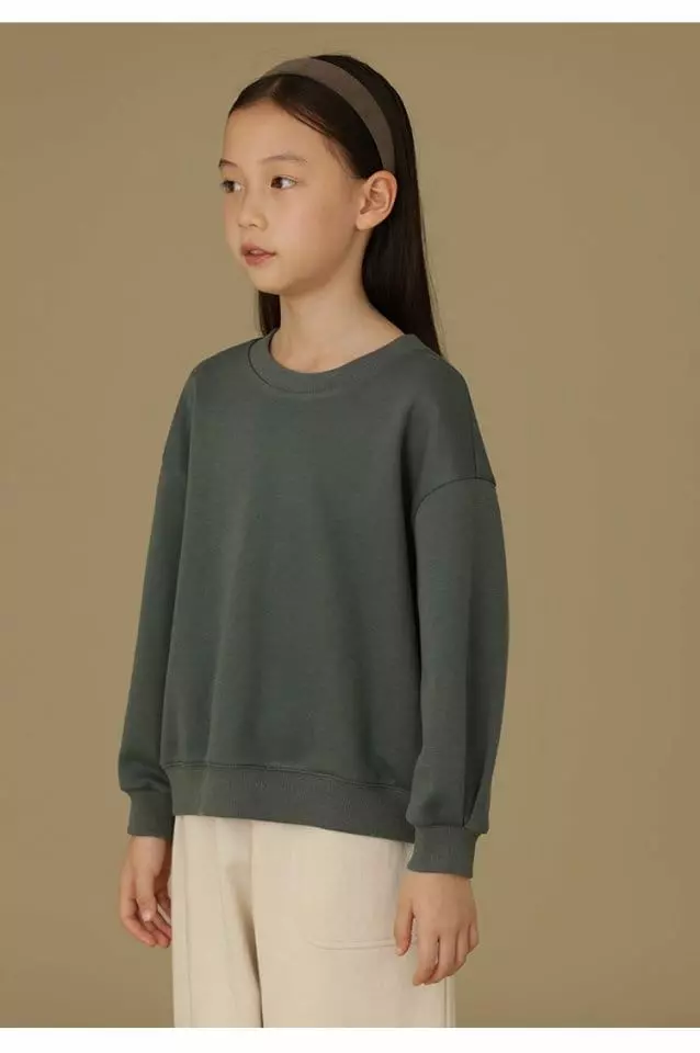 Ciel De Maman - Korean Children Fashion - #magicofchildhood - Unbal Back Slit Sweatshirt - 8