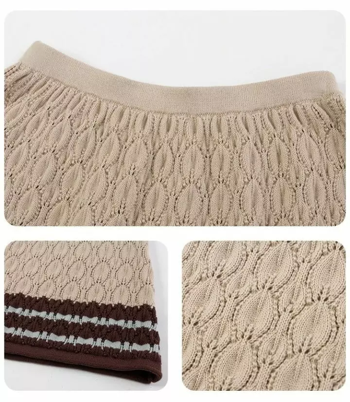 Ciel De Maman - Korean Children Fashion - #magicofchildhood - Knit A Line Skirt - 12