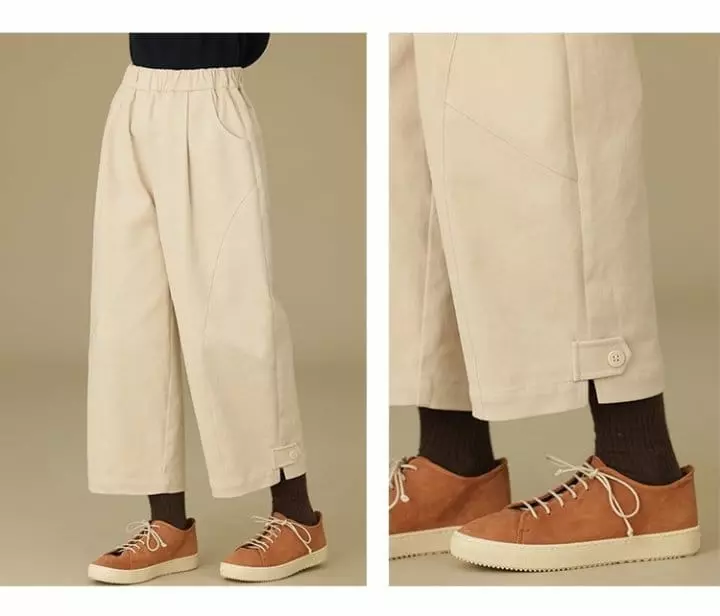 Ciel De Maman - Korean Children Fashion - #prettylittlegirls - Button Pants - 3
