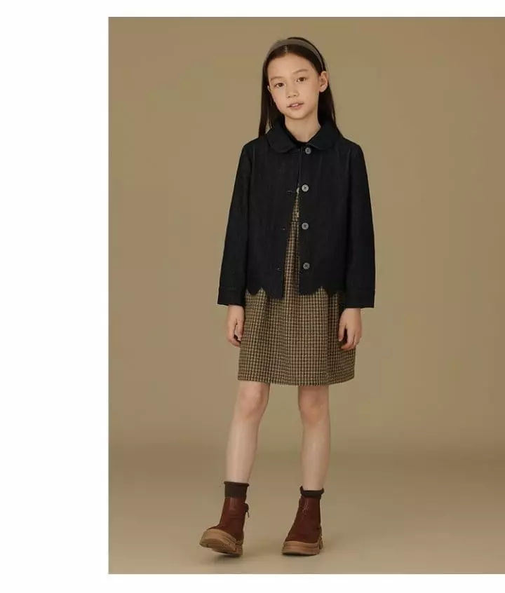 Ciel De Maman - Korean Children Fashion - #stylishchildhood - Classic Check One-piece - 8