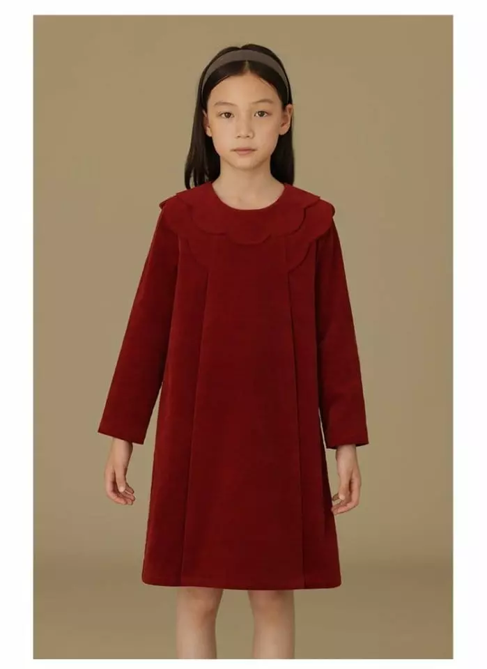 Ciel De Maman - Korean Children Fashion - #todddlerfashion - Cloud Neck One-piece - 4