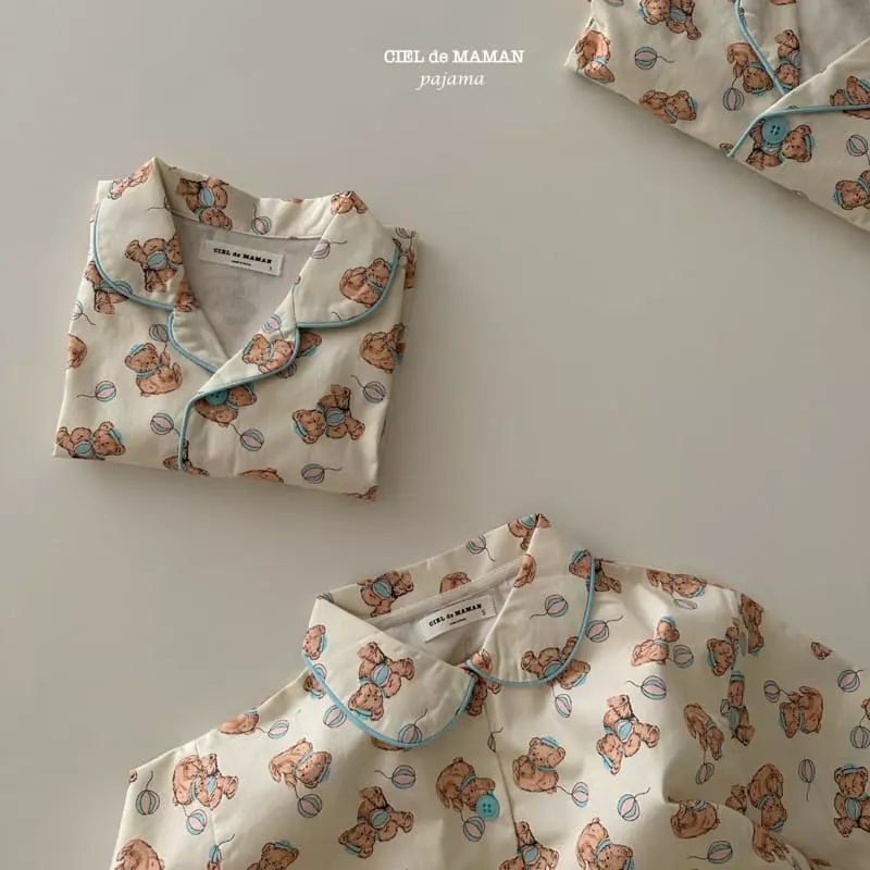 Ciel De Maman - Korean Women Fashion - #momslook - Bear Pajama Mom - 5