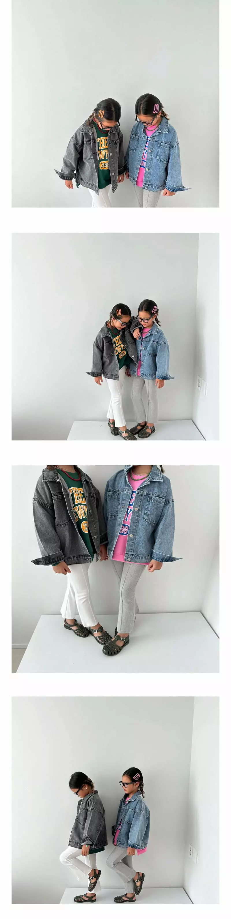 Cotton Candy - Korean Children Fashion - #kidsstore - Salt Denim Jacket - 3