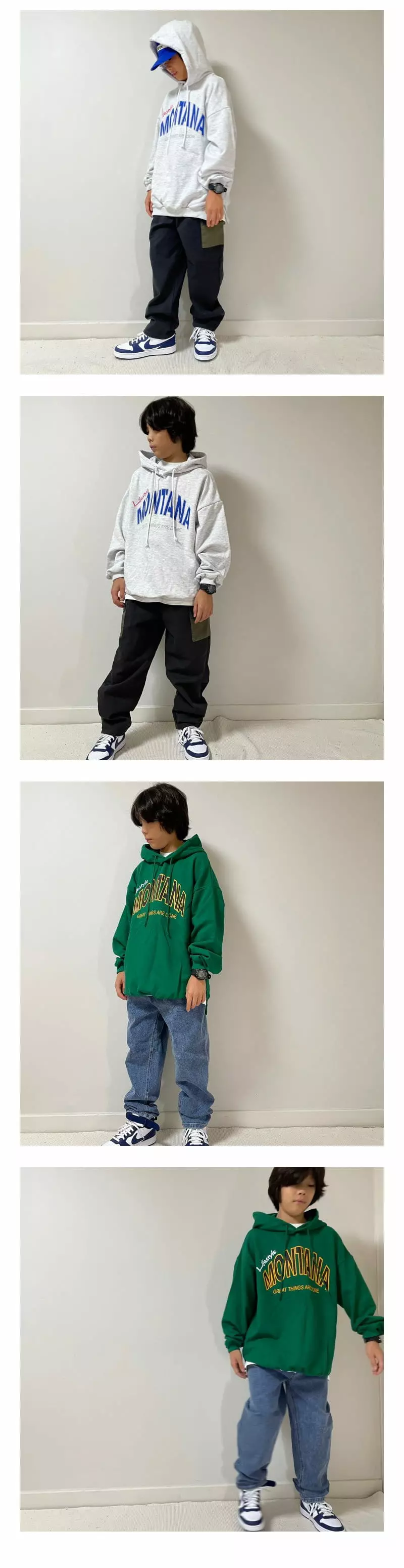 Cotton Candy - Korean Children Fashion - #littlefashionista - Montana Hoody Tee - 4