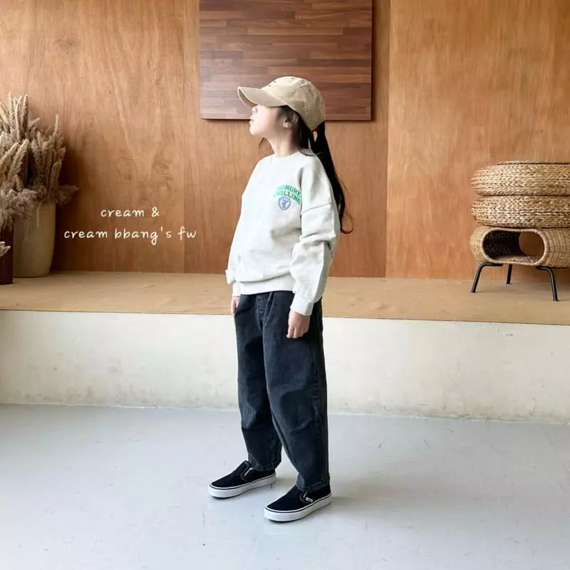 Cream Bbang - Korean Children Fashion - #fashionkids - HC Embroidery Sweatshirt - 6