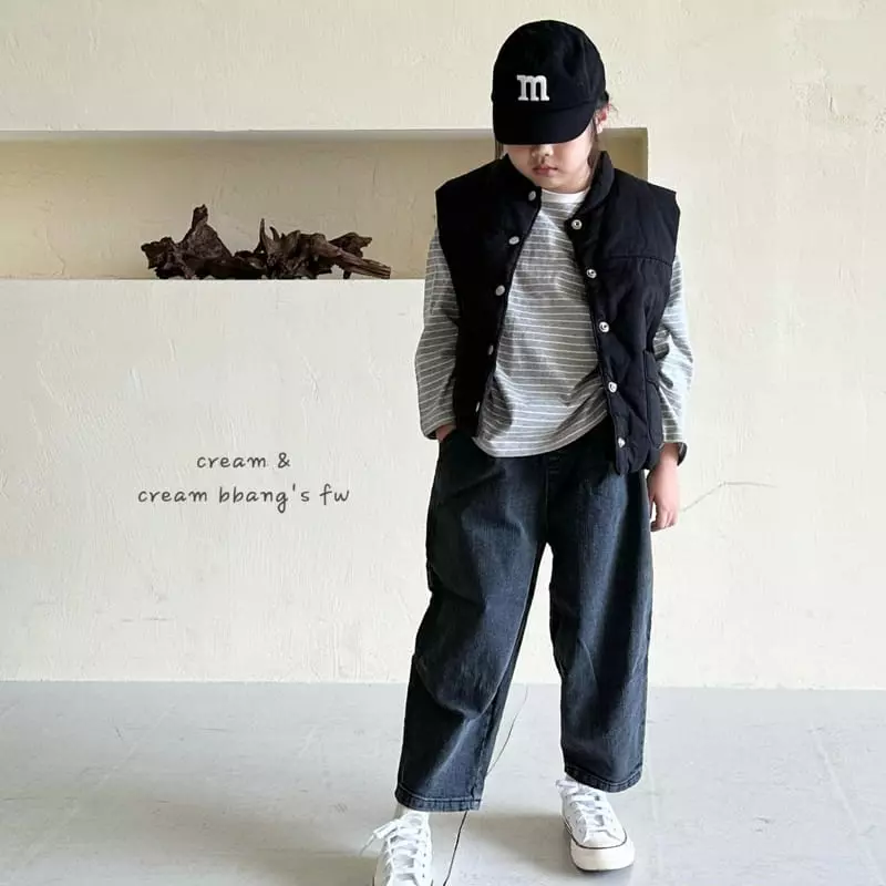 Cream Bbang - Korean Children Fashion - #kidsshorts - Denim Pants - 6