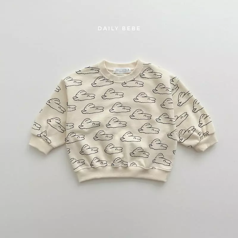 Daily Bebe - Korean Children Fashion - #Kfashion4kids - Pattern Sweatshirt - 4